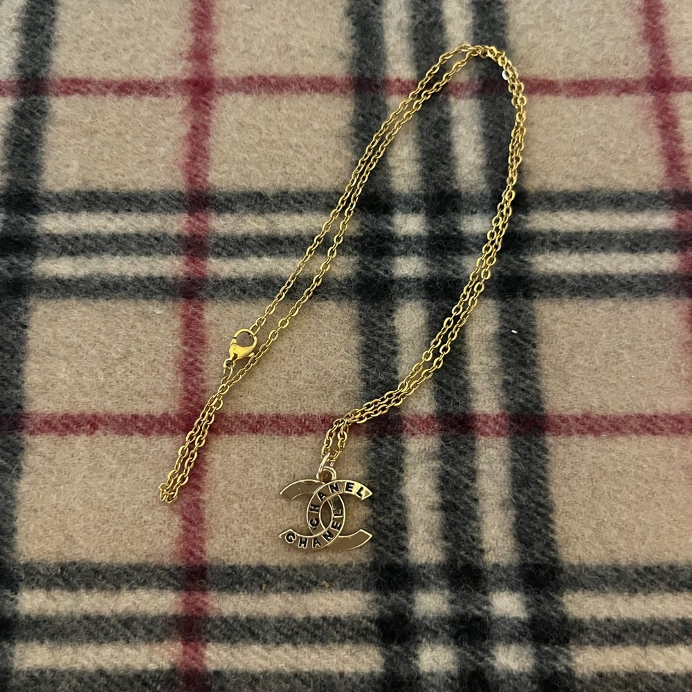Luxury Upcycled Chanel charm pendant